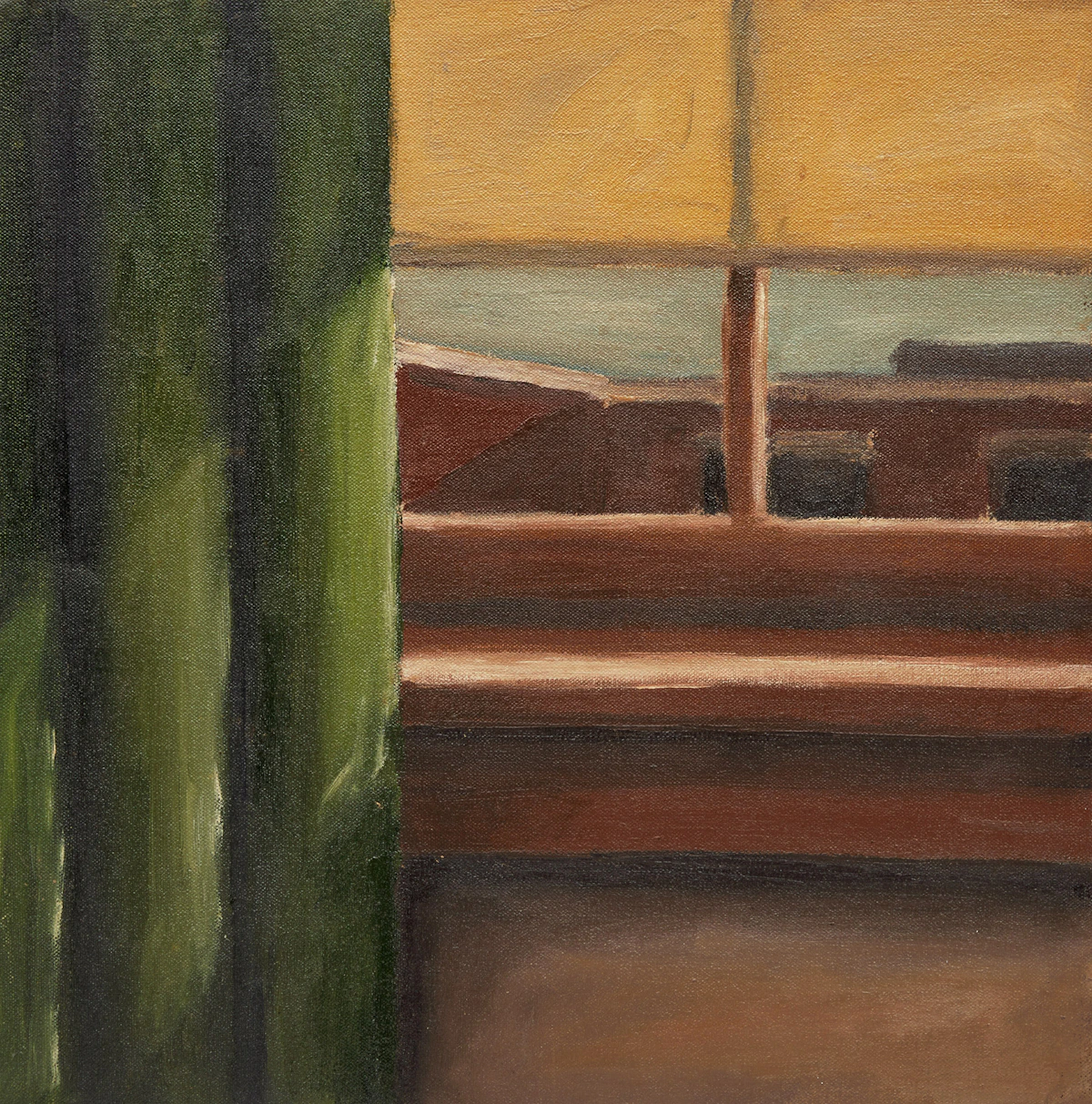 Richard Storms, East View, oil on canvas laid on board, 1984