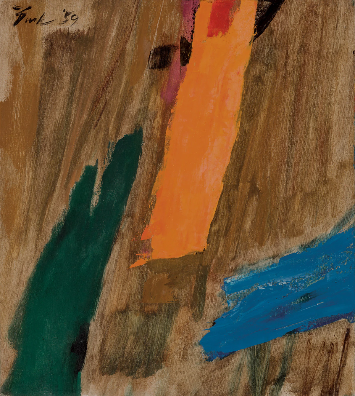 Jack Hamilton Bush, Untitled, 1959, oil on canvas