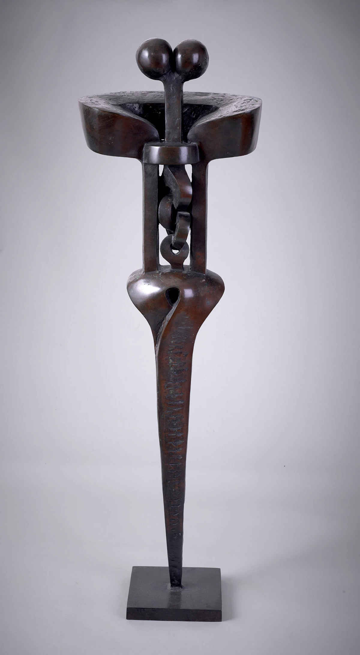 Sorel Etrog, High Society, 1964, bronze, circa 1964