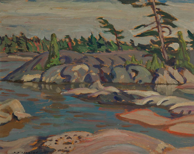 Alexander Young Jackson, September, Georgian Bay, circa 1920, oil on board