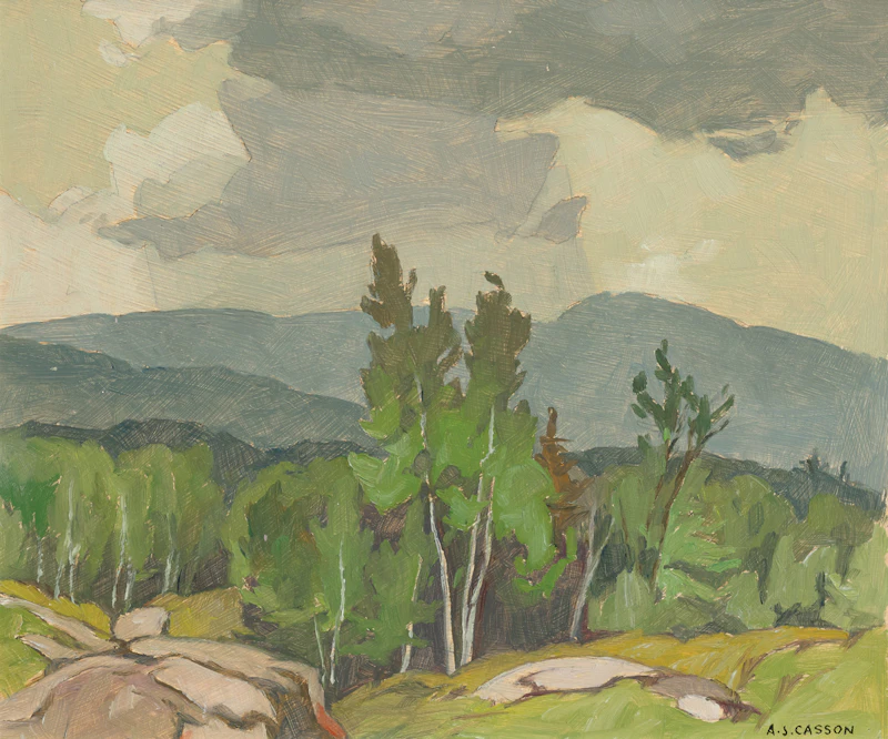 Alfred Joseph Casson, Rockingham Road, 1968, oil on board