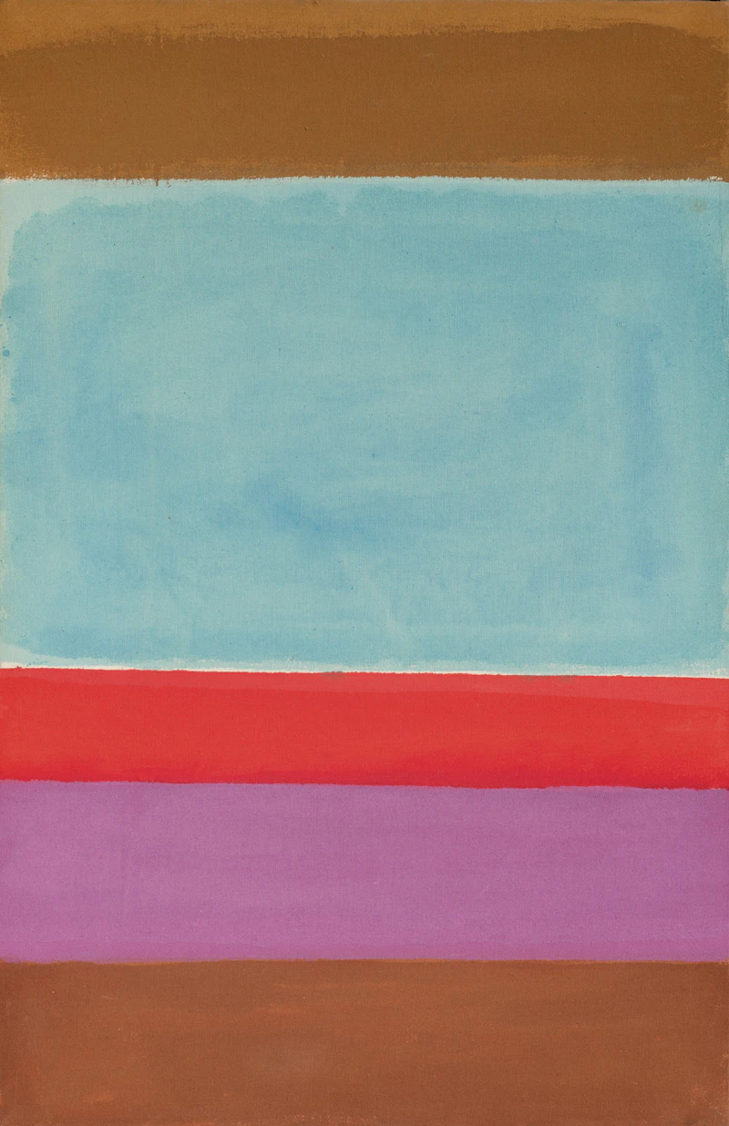Jack Hamilton Bush, Sky Wash/Mabel's Release #3, May 1966, acrylic on canvas