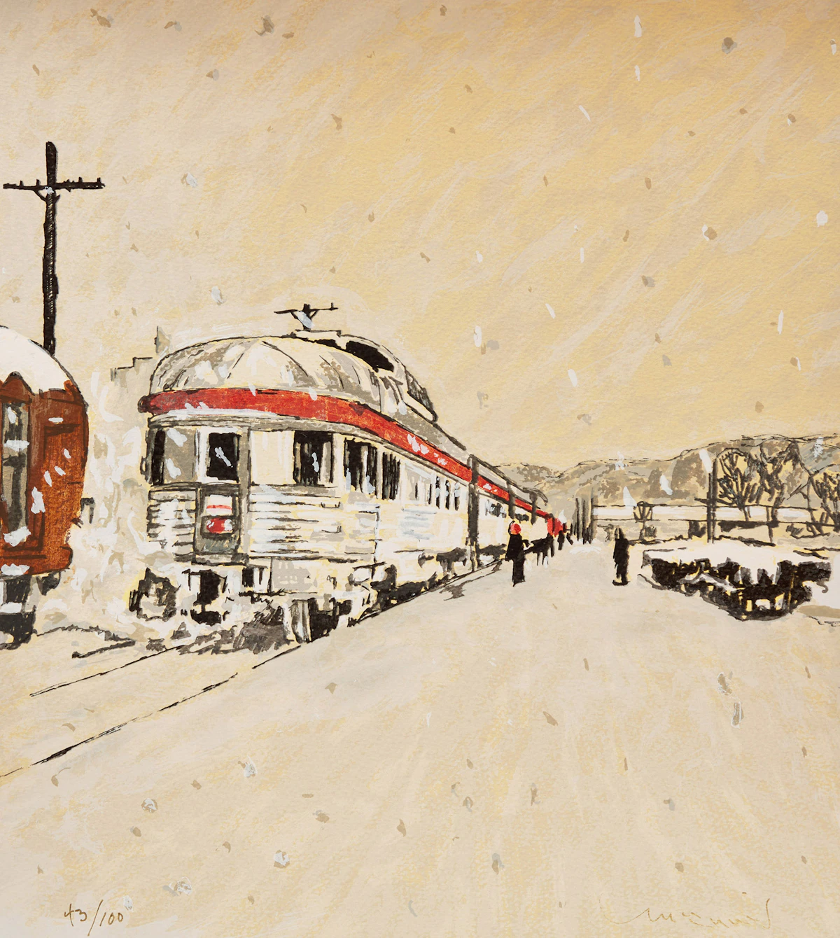 Robert Francis Michael McInnis, The End of An Era, eight serigraphs, 1985