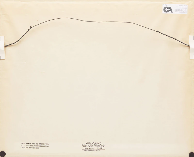 Robert N. Hurley, Prairie Landscape; Prairie Landscape with Railroad, two watercolours, 1966 - view 6