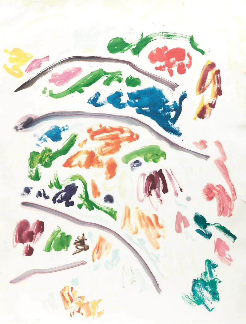 Paul Fournier, Tropic Hillside, watercolour
