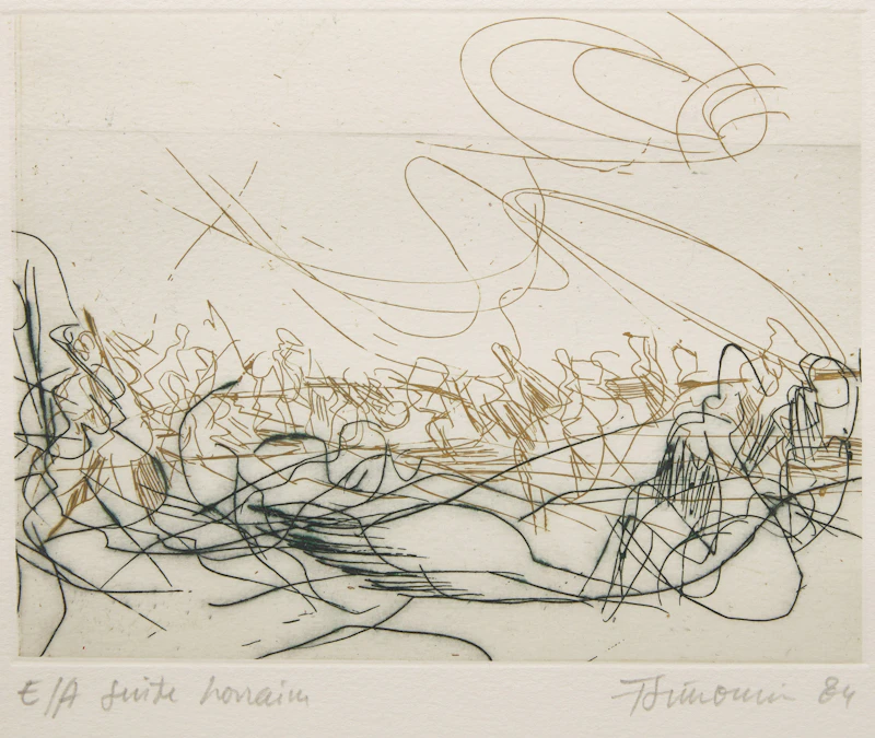 Francine Simonin, Suite Lorraine, etching