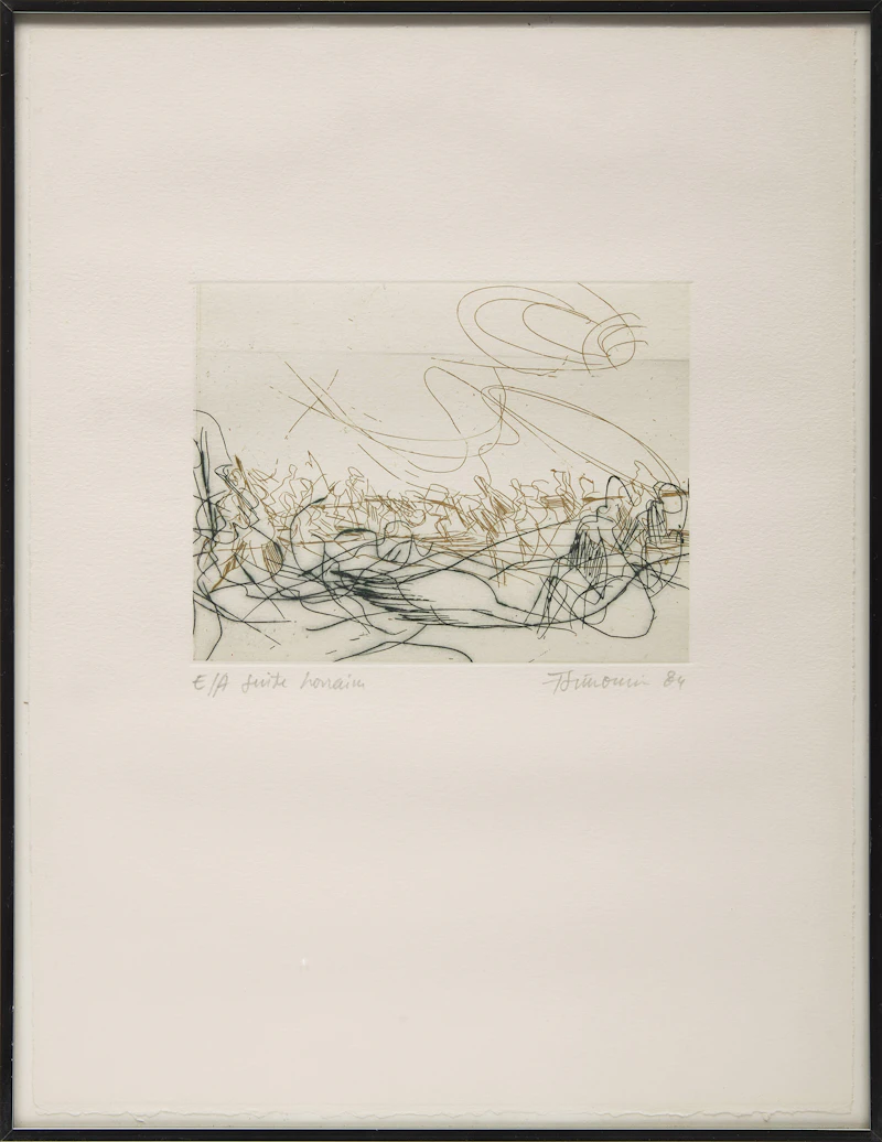 Francine Simonin, Suite Lorraine, etching, 1984 - view 2