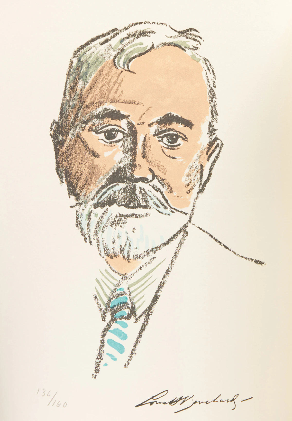 Hugues De Jouvancourt, Maurice Cullen, colour lithograph and book, 1997