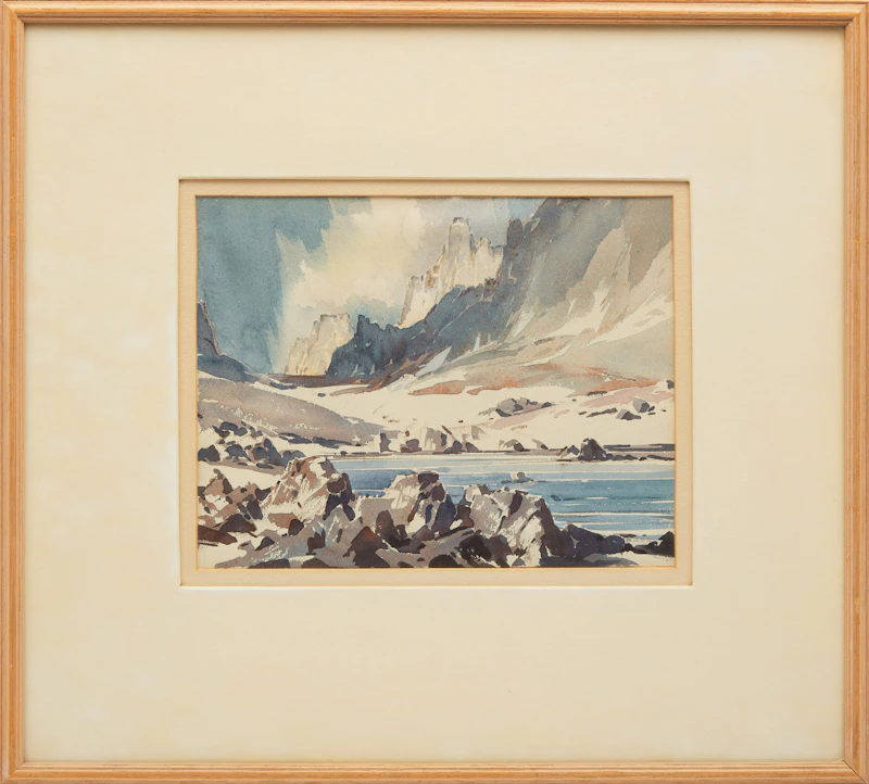 Alfred Crocker Leighton, Bow Pass, watercolour - view 2