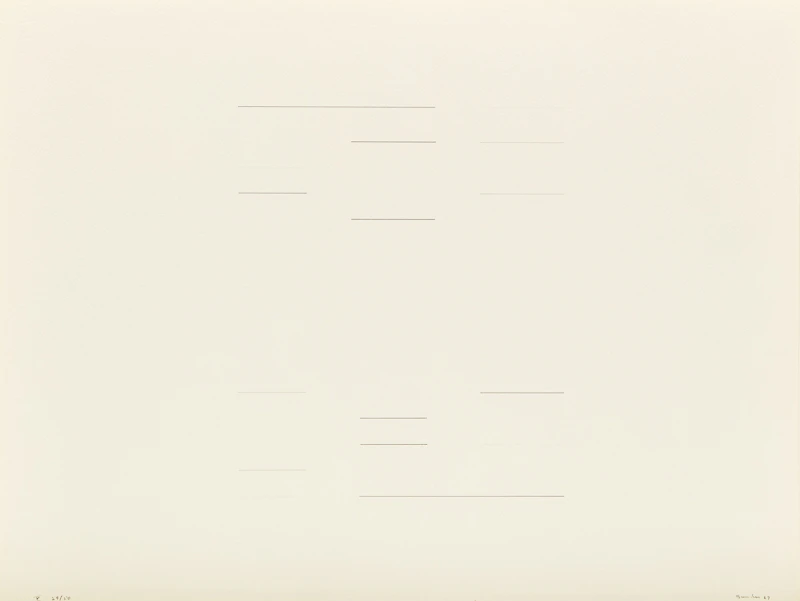 Yves Gaucher, Transitions, eight colour lithographs - view 8