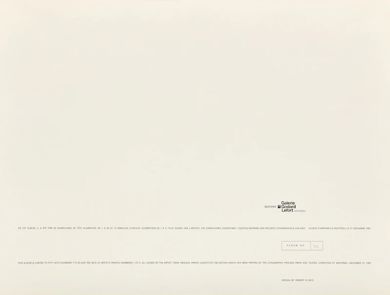 Yves Gaucher, Transitions, eight colour lithographs - view 10