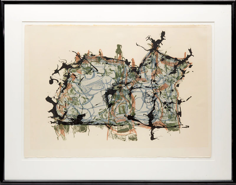 Jean Paul Riopelle, Sphinx, colour lithograph - view 2