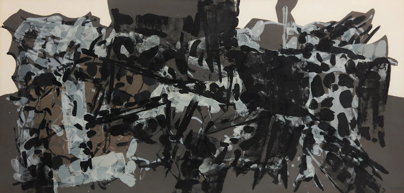 Jean Paul Riopelle, Album 67 (No. 2), colour lithograph
