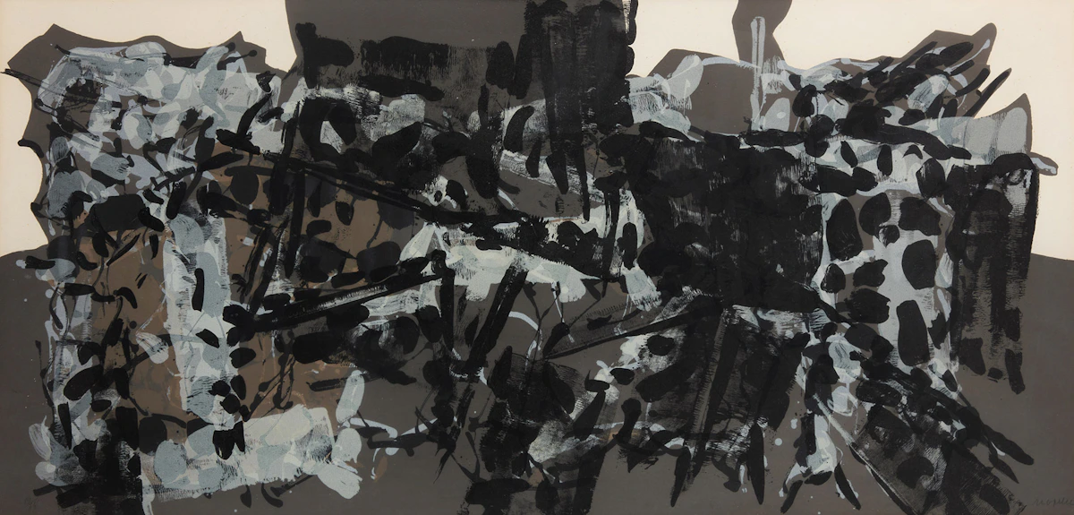 Jean Paul Riopelle, Album 67 (No. 2), colour lithograph, 1967