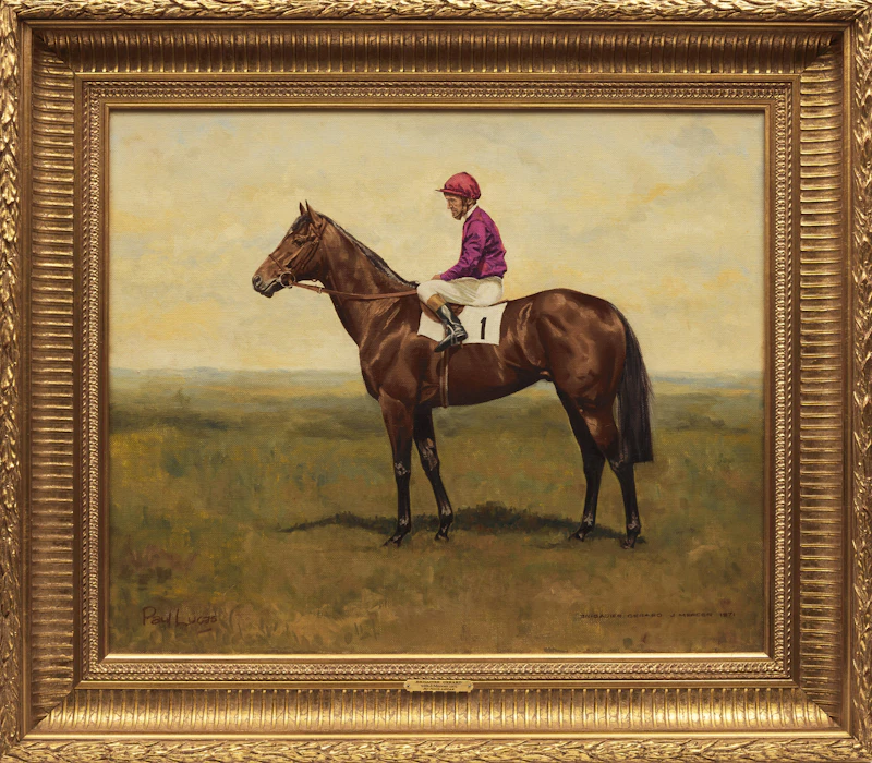 Paul Lucas, Brigadier Gerard J Mercer, oil on canvas, 1971 - view 2