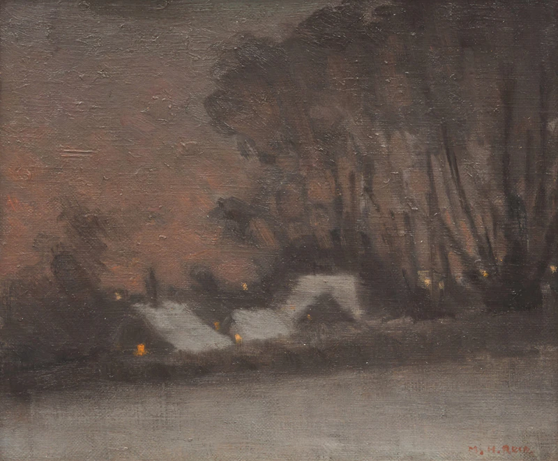 Winter Twilight Study by Mary Heister Reid
