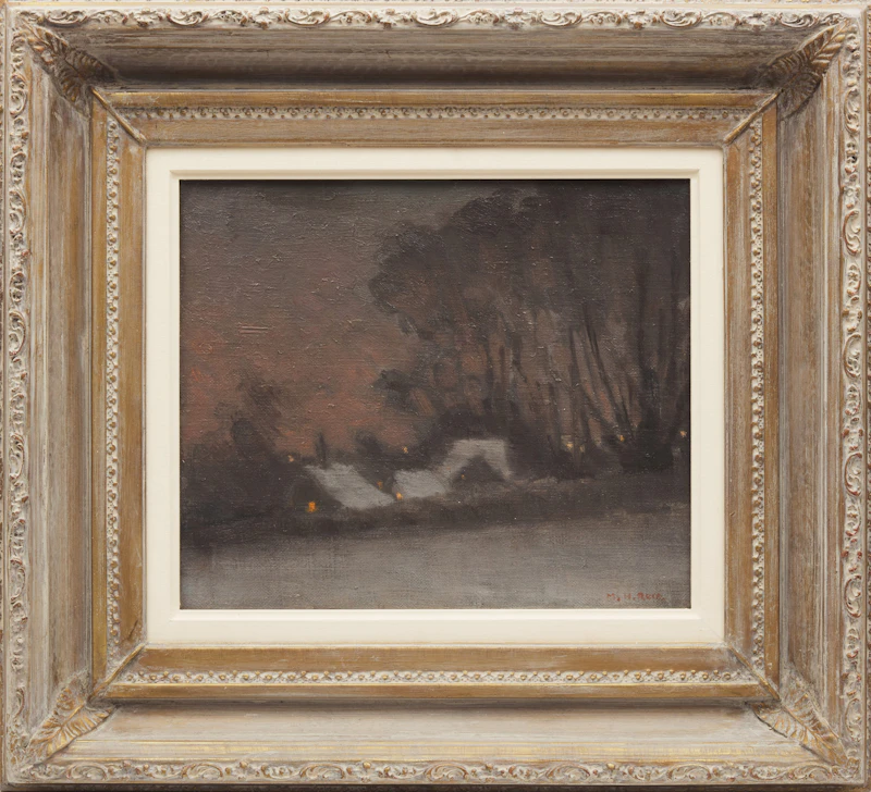 Mary Heister Reid, Winter Twilight Study, oil on canvas - view 2