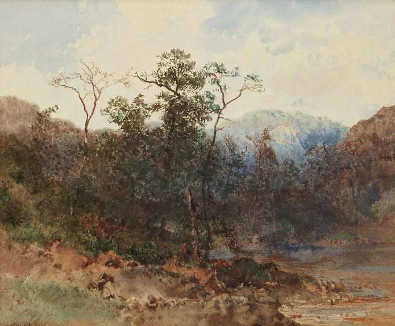 Untitled Landscape, 1868 by Otto Jacobi
