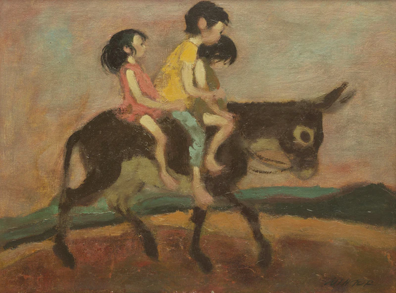 On the Donkey by William Arthur Winter