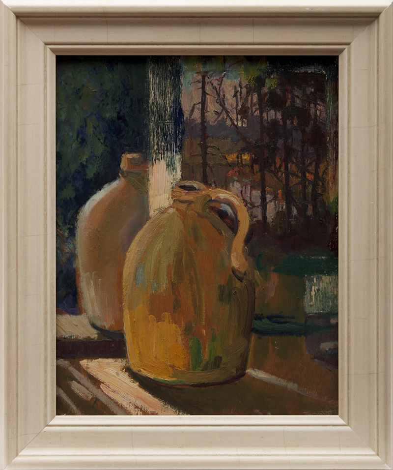 George Paginton, Homage to Tom Thomson, double-sided oil on board, circa 1938 - view 2
