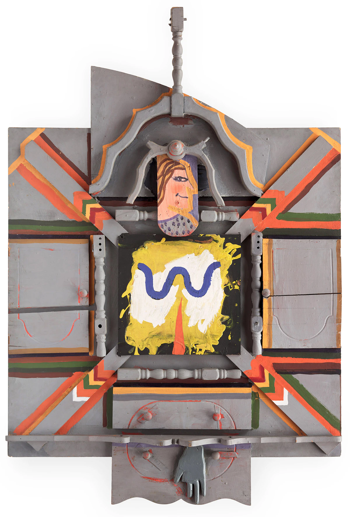 Gordon Rayner, Sis Boom Bah, mixed media construction, 1964