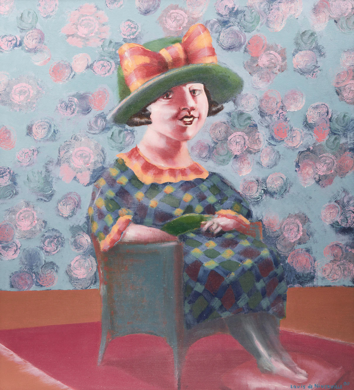 Louis de Niverville, Madame, acrylic on canvas, 2000