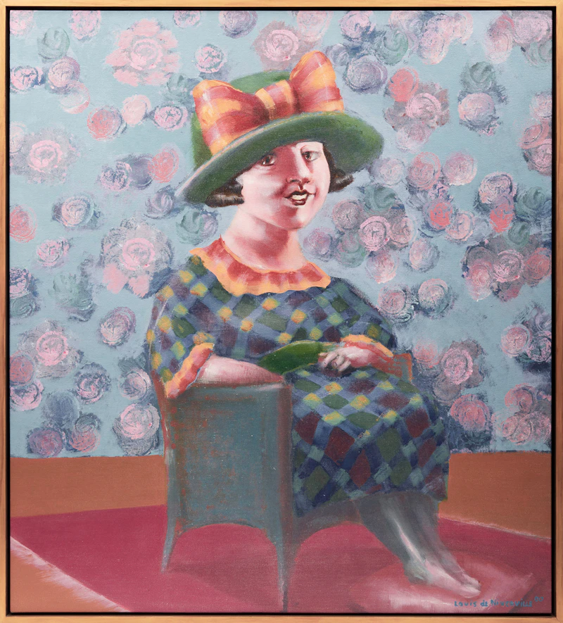 Louis de Niverville, Madame, acrylic on canvas, 2000 - view 2