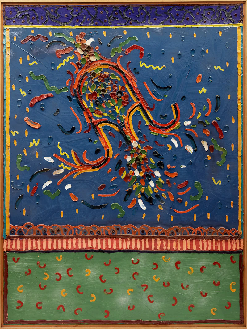 Alex Cameron, India Eight, oil on canvas, 1994 - view 2