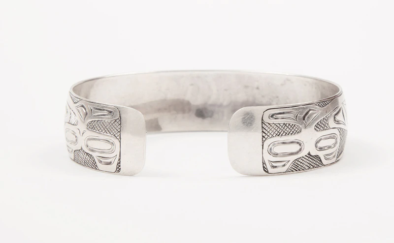 Bill Ronald Reid, Split Tail Whale Bracelet, silver - view 4