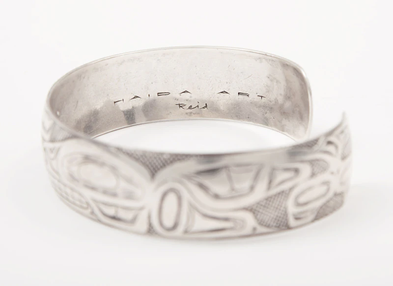 Bill Ronald Reid, Split Tail Whale Bracelet, silver - view 5