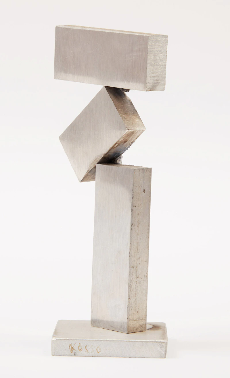 Kosso Eloul, Two Untitled Abstracts, two aluminum sculptures - view 2