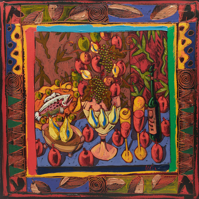 Pears and White Fish by Grant Leier