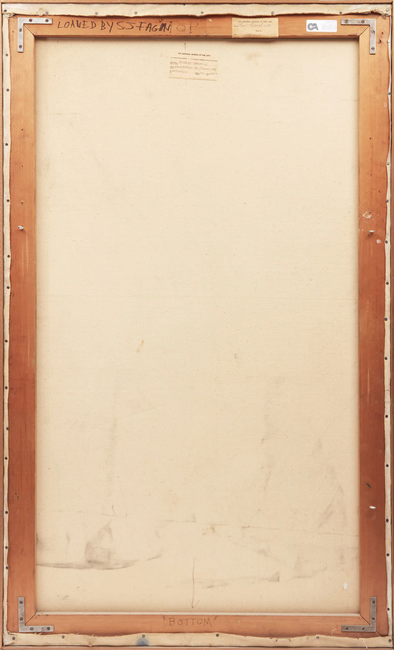 Robert Hedrick, Chrysalis, oil on canvas, 1957 - view 3