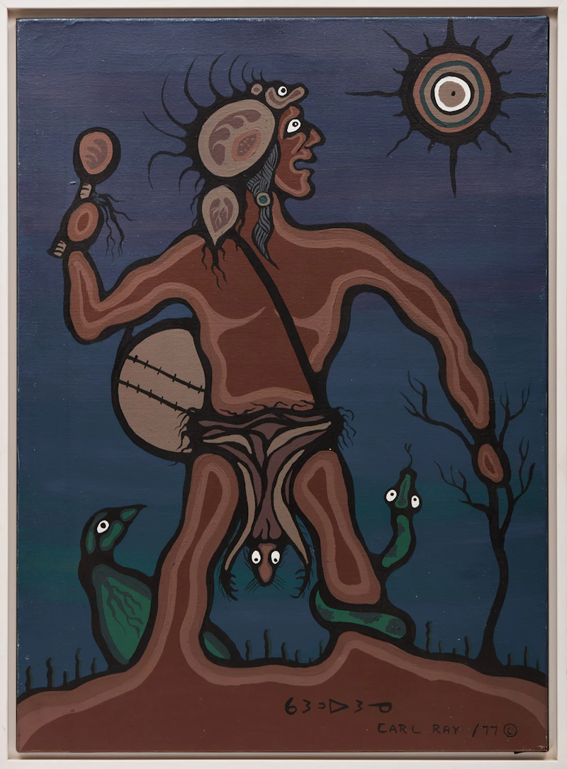 Carl Ray, Untitled, acrylic on canvas, 1977 - view 2