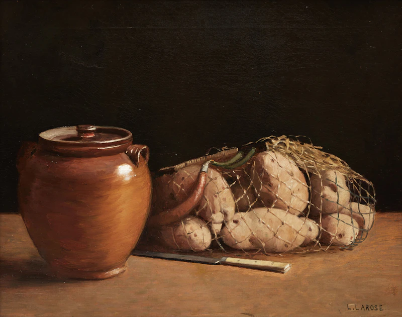 Nature morte aux pommes de terre, 1898 by Ludger Larose