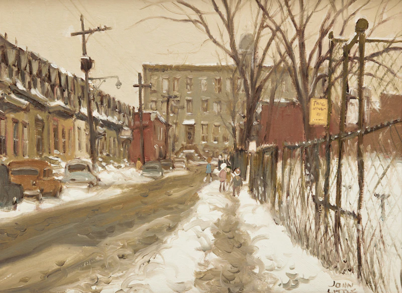 Rue Lejeune près de Laurier, Montréal by John Little