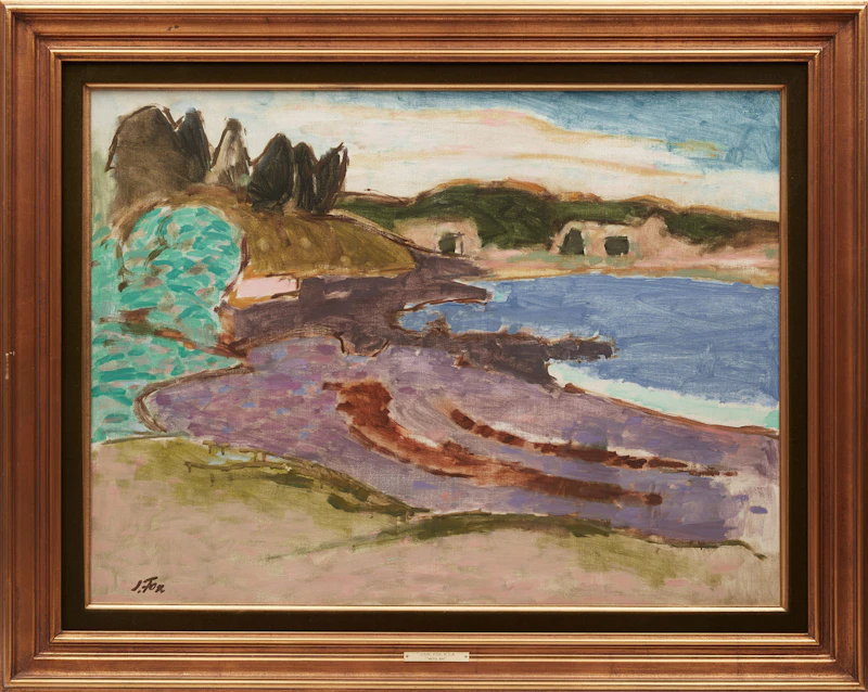 John Richard Fox, Métis Bay, oil on canvas - view 2