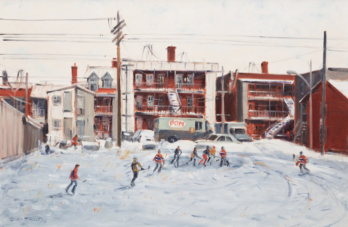 Terry Tomalty, Rue Dézery, oil on canvas
