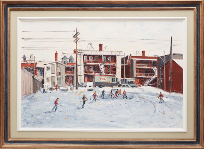 Terry Tomalty, Rue Dézery, oil on canvas - view 2