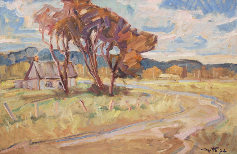 Untitled Landscape by Leo Ayotte