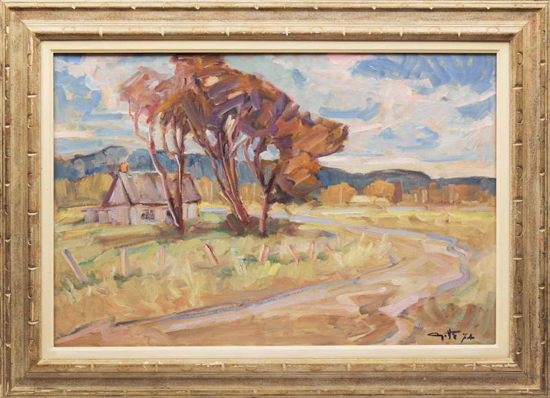 Leo Ayotte, Untitled Landscape, oil on canvas - view 2