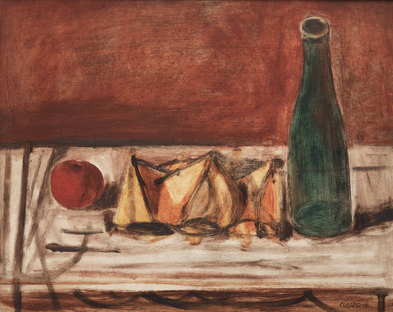 Nature morte à la bouteille, 1953 by Stanley Morel Cosgrove