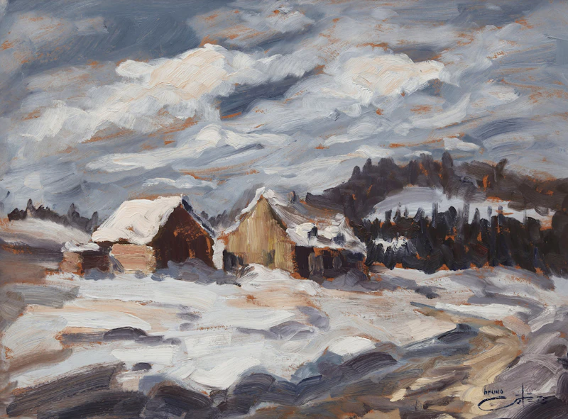 Winter Landscape by Bruno Côté