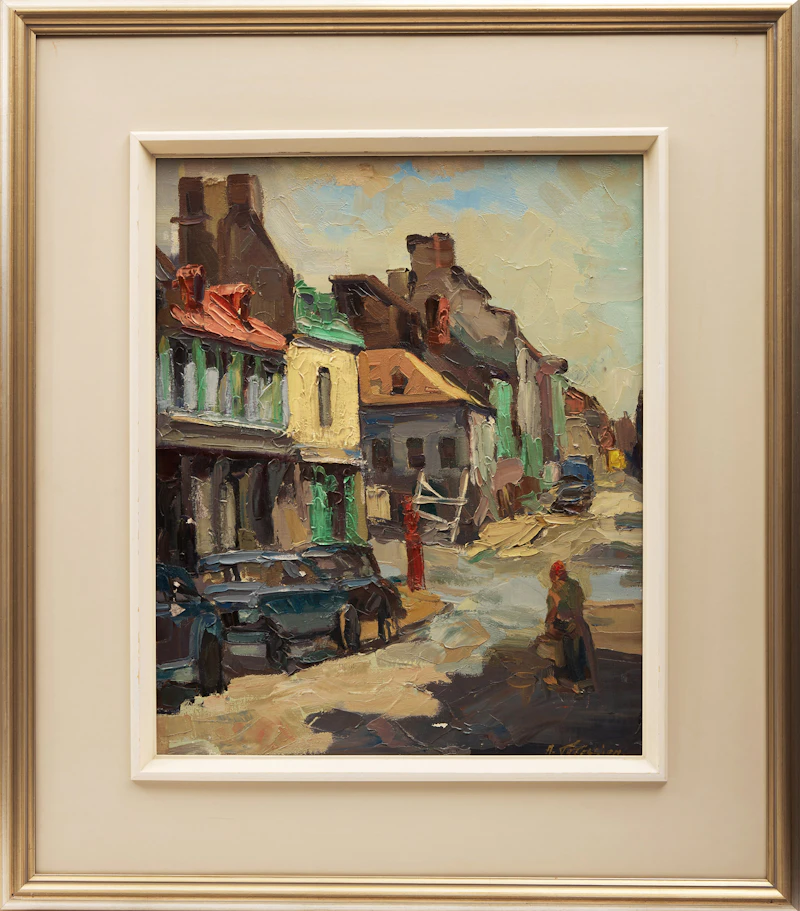 Armand Tatossian, Two Street Scenes, two oil paintings - view 5