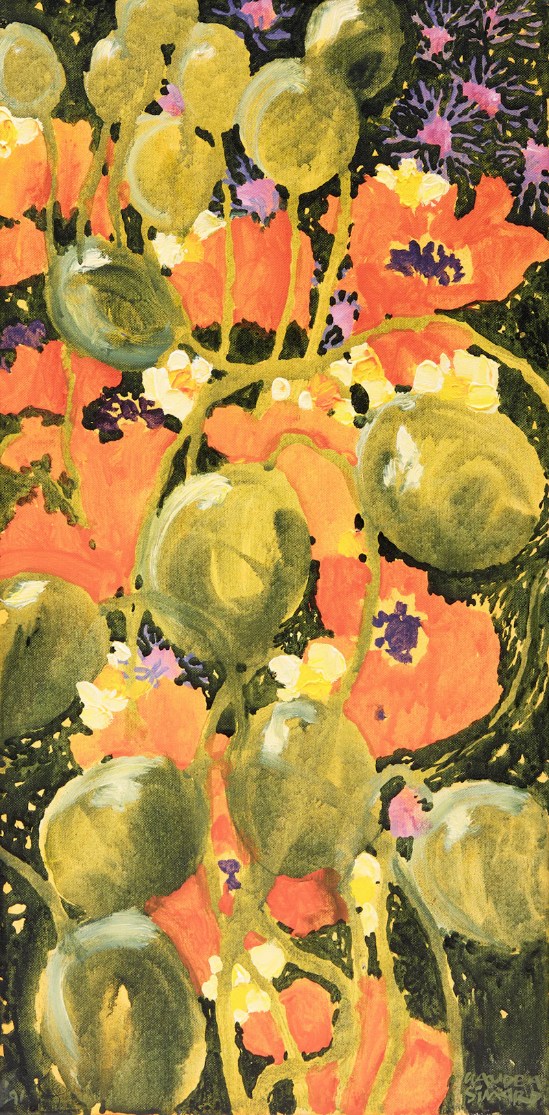 Pavots rouges de juin by Claude A. Simard