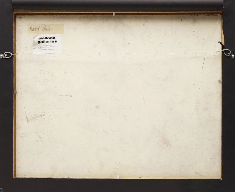 André Charles Biéler, Figures at a Carriage, c.1960, oil on board, circa 1960 - view 3