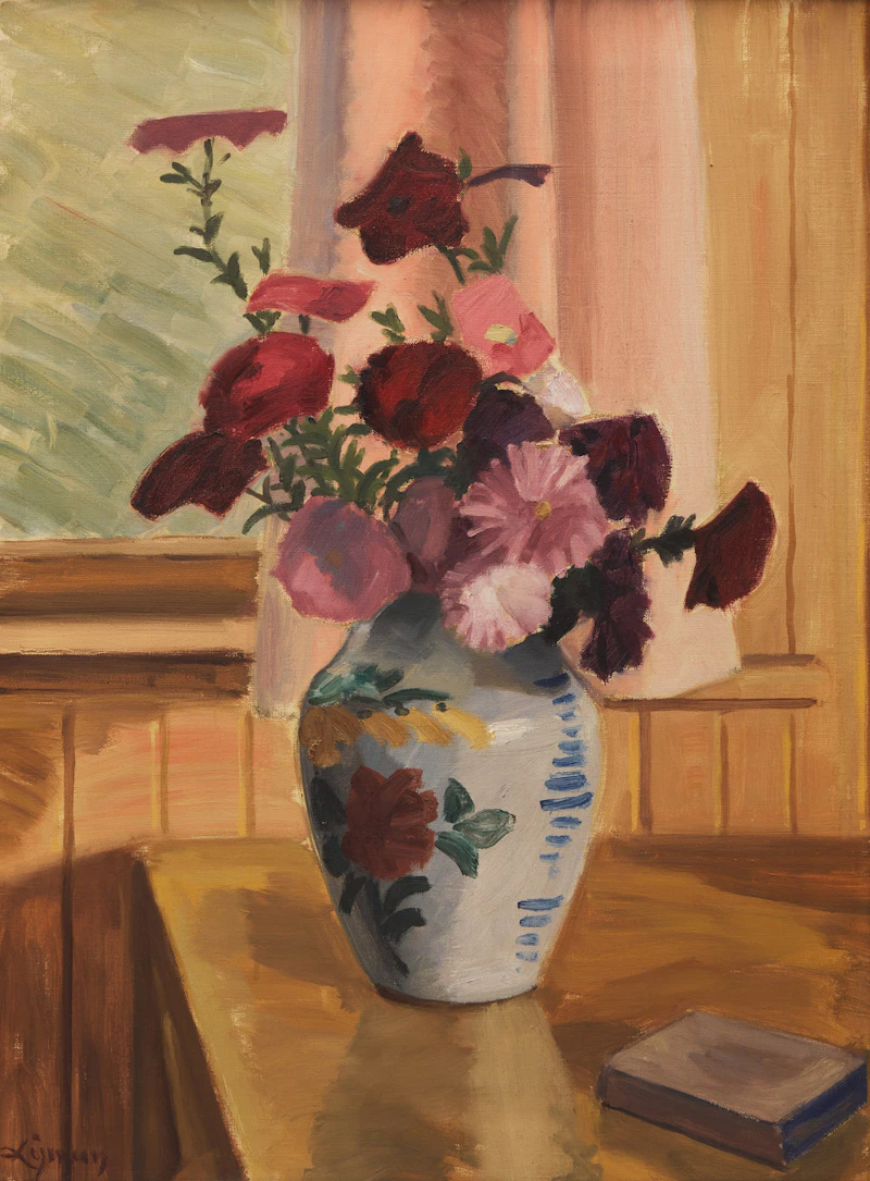 Floral Still Life by John Goodwin Lyman