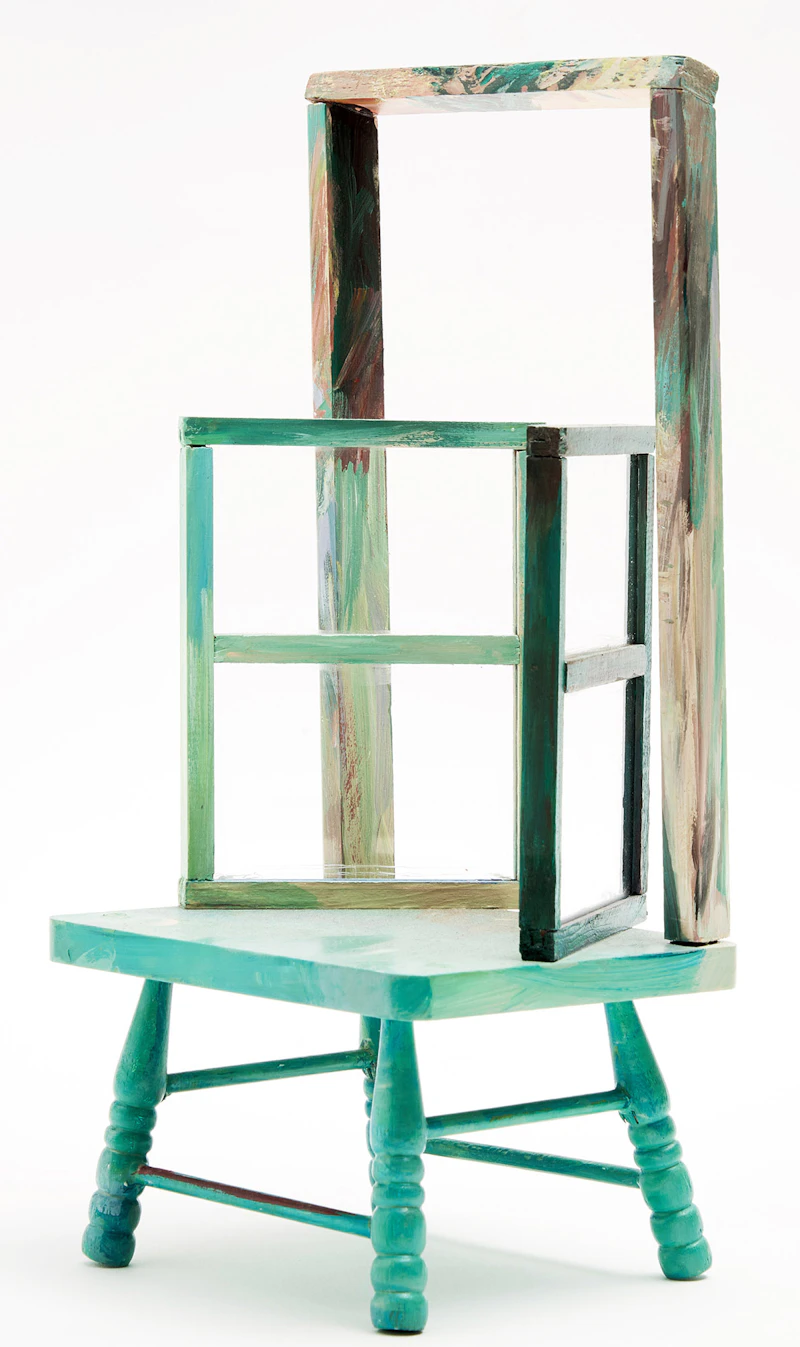 Judith Livingston, Frederick H. Varley Chair c. 1953 (Composite of Various Works), mixed media, 1994 - view 2