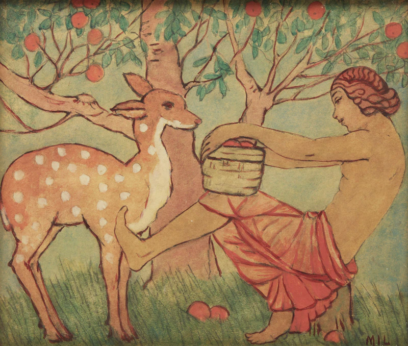 Under the Apple Tree by Mabel Lockerby