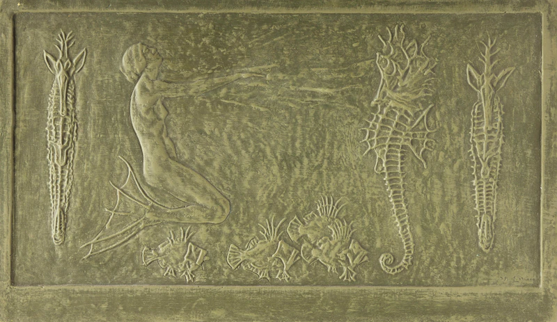 Mermaid and Seahorses, c. 1921 by Frances Loring